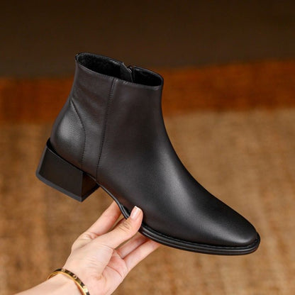 Ankle Boots with Chunky Heel